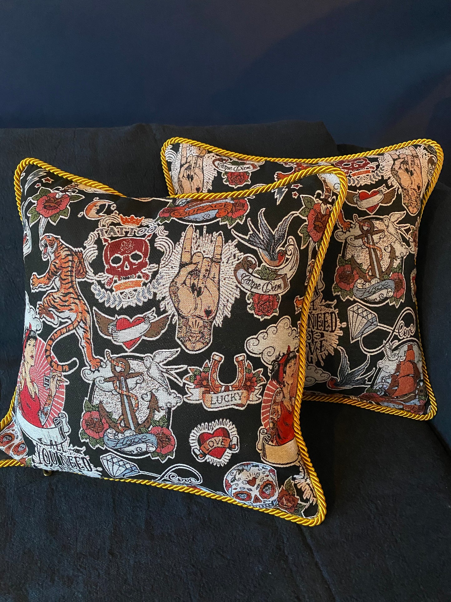 Tattoo Tapestry Cushion