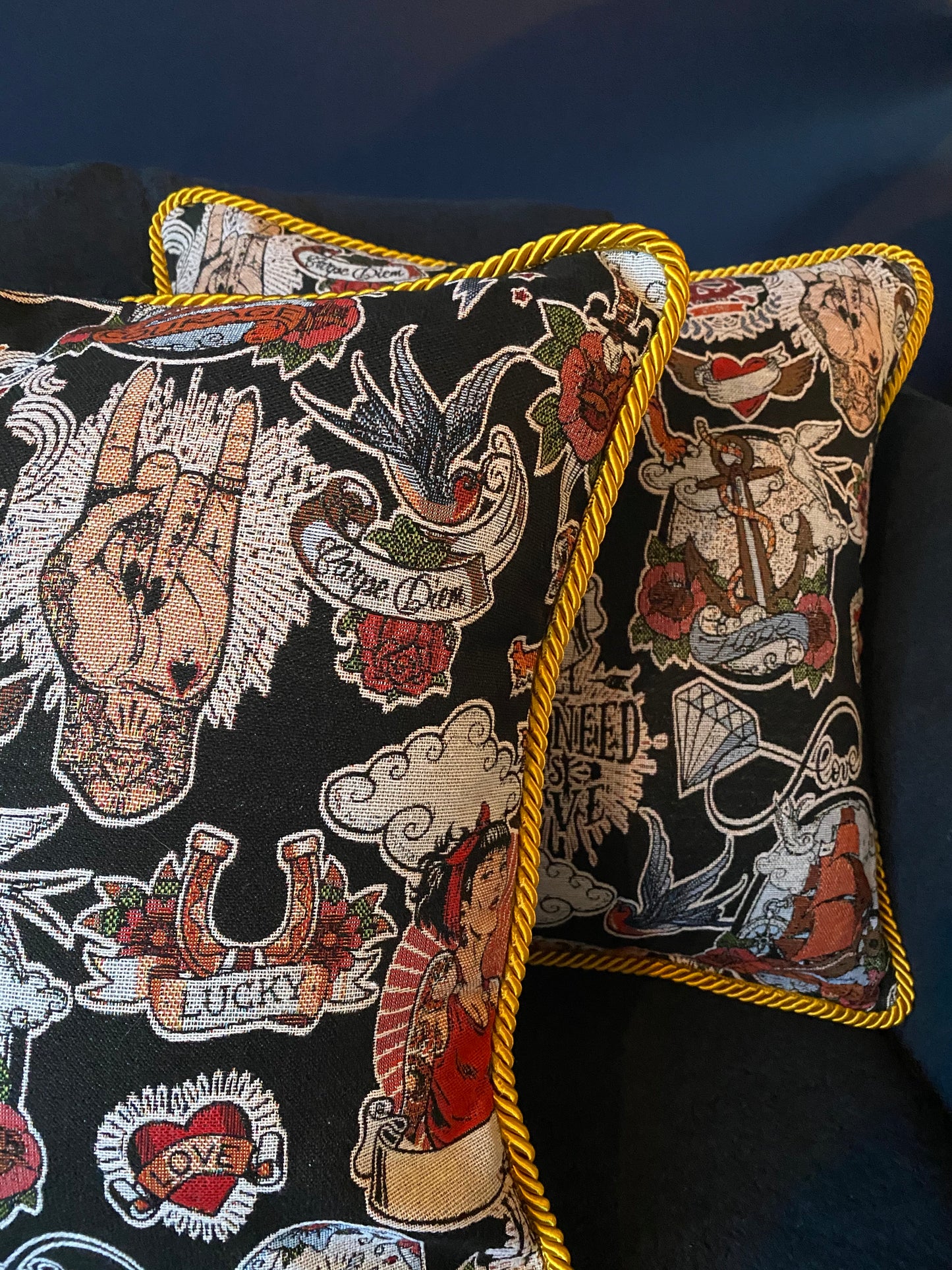 Tattoo Tapestry Cushion