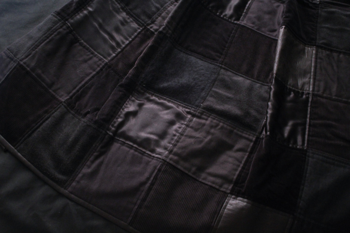 My Happy Place Black Patchwork Quilt