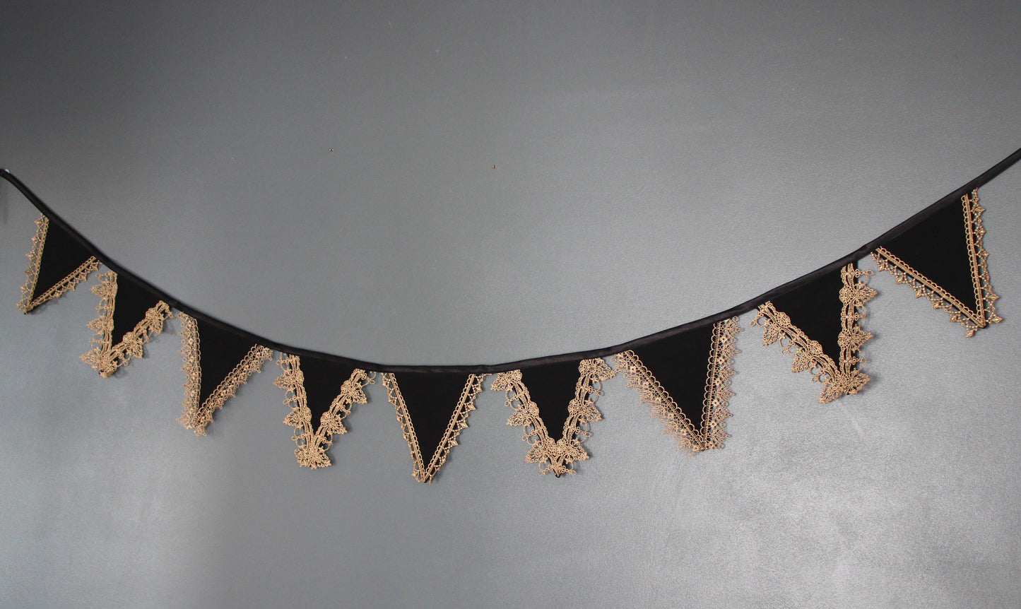 Black and Gold Bunting